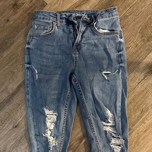 Wild Fable Ripped Blue Boyfriend Jeans